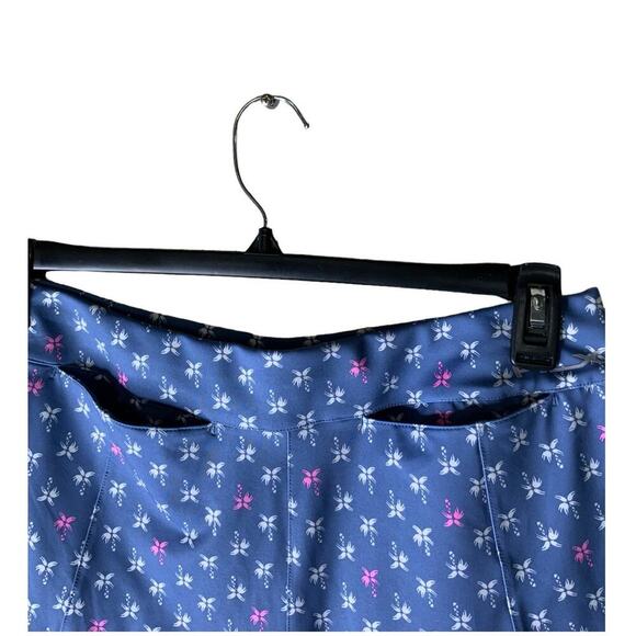 Ralph Lauren RLX Sport Tennis Golf Skirt Palm Tree Motif Women Sz Medium Skort - Picture 9 of 16